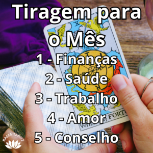 Tiragem para o Mês com 5 Temas