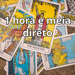 Atendimento Completo Tarot Terapia para todas as situações 1 hora e meia